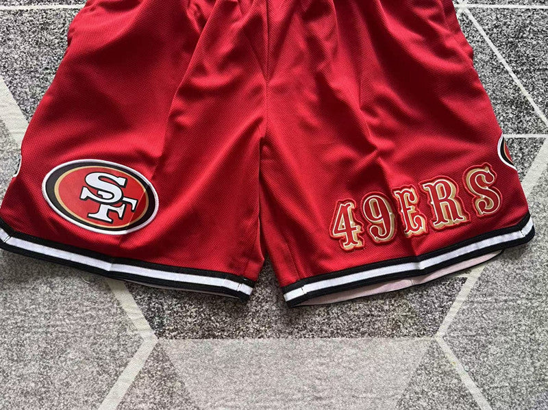 SAN FRANCISCO 49ERS RED SHORTS