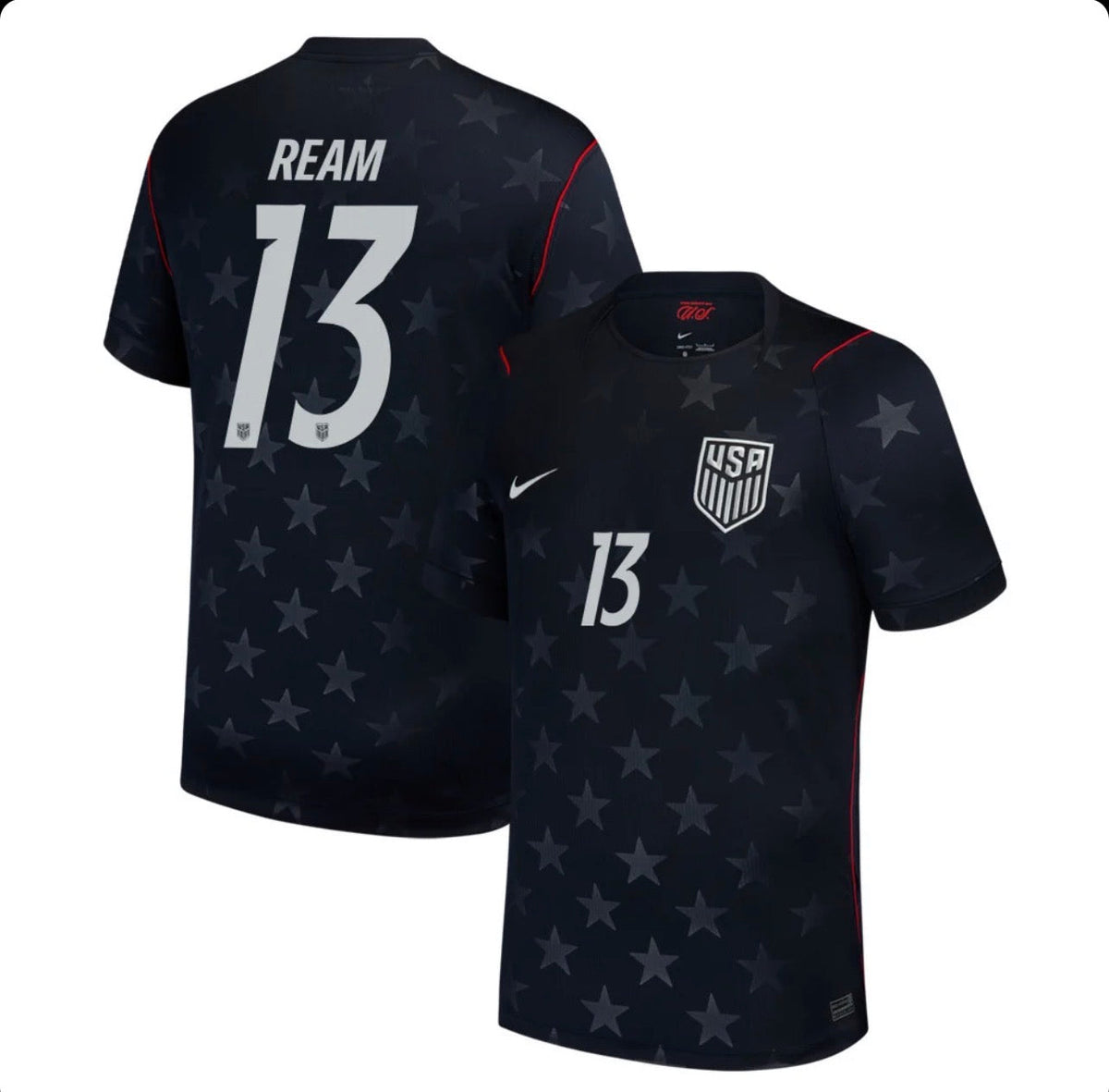 2026 WORLD CUP TIM REAM TEAM USA BLACK JERSEY
