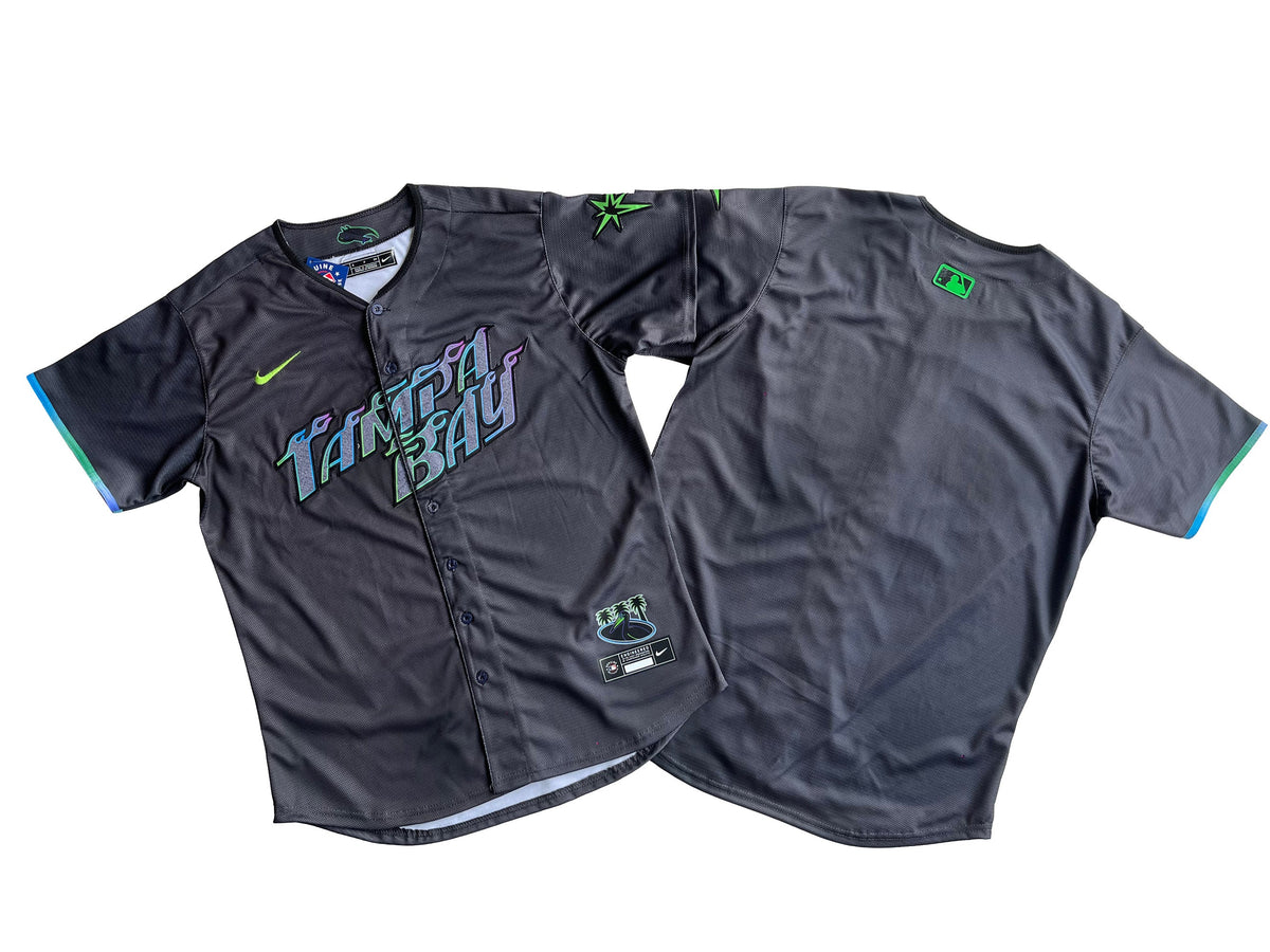 TAMPA BAY RAYS BLACK JERSEY