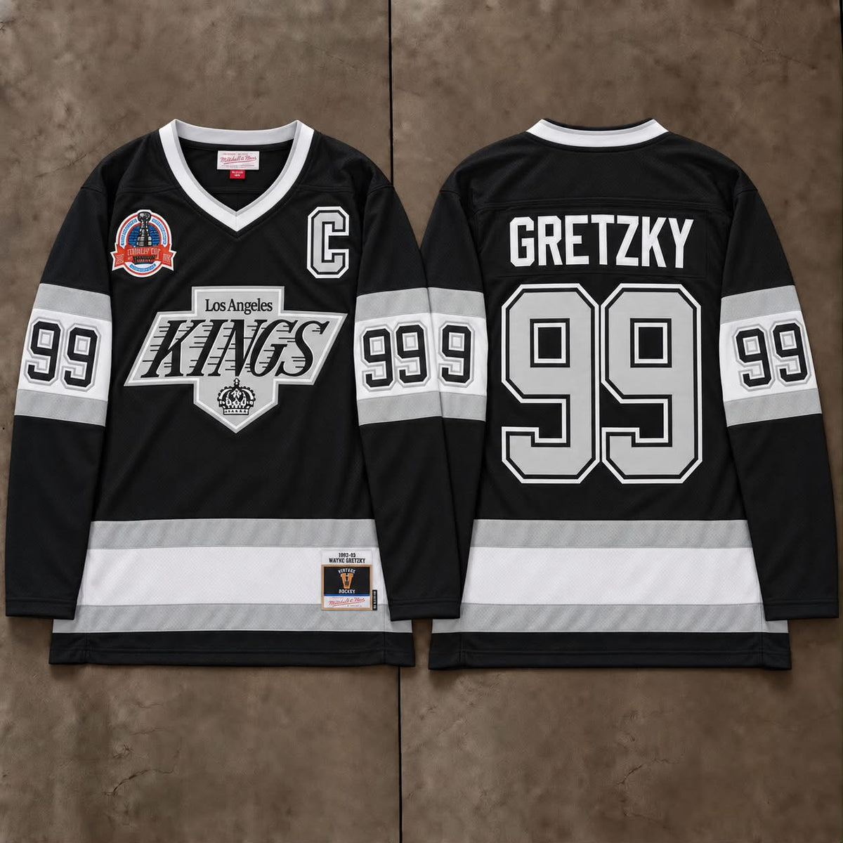 LA KINGS WAYNE GRETZKY BLACK JERSEY