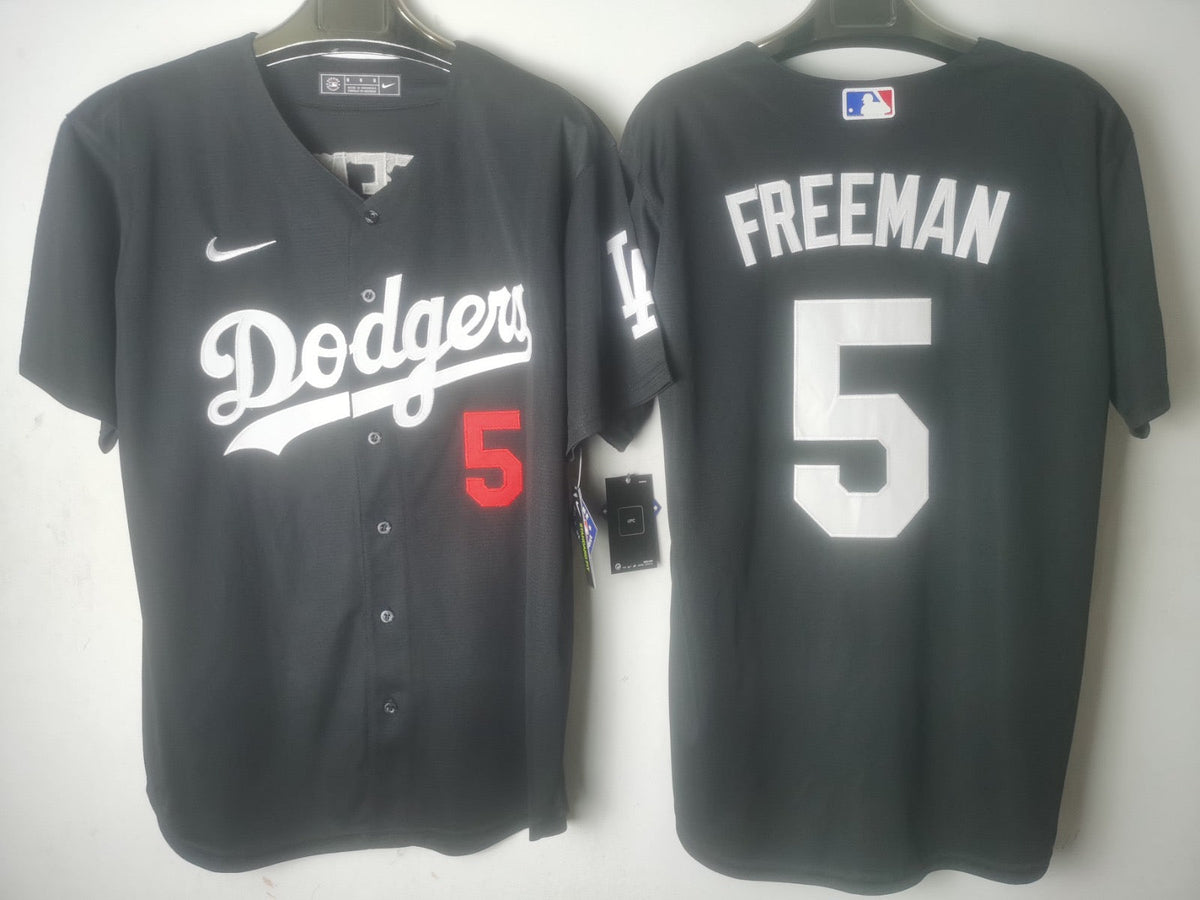 Los Angeles Dodgers Freddie Freeman Black Jersey