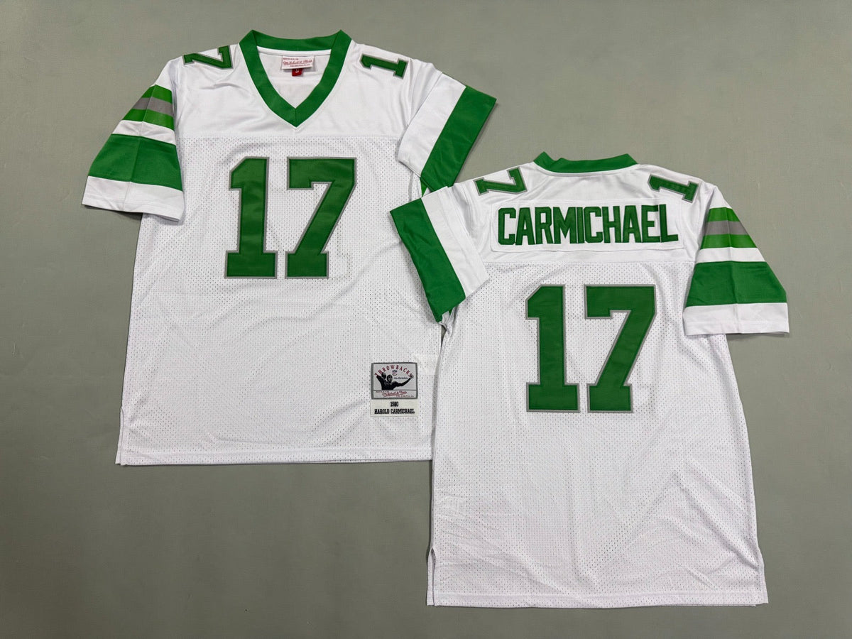 PHILADELPHIA EAGLES HAROLD CARMICHAEL WHITE VINTAGE JERSEY