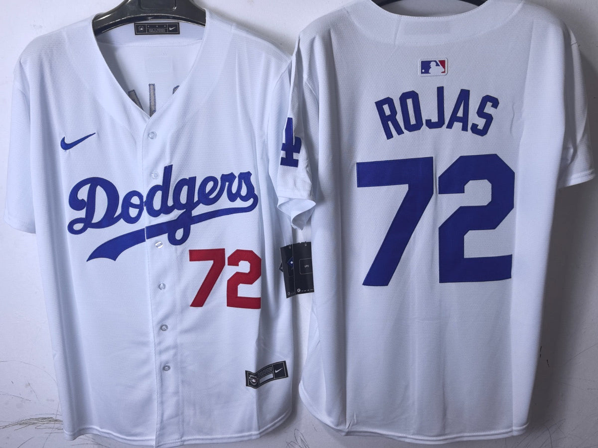 Los Angeles Dodgers Miguel Rojas White Jersey