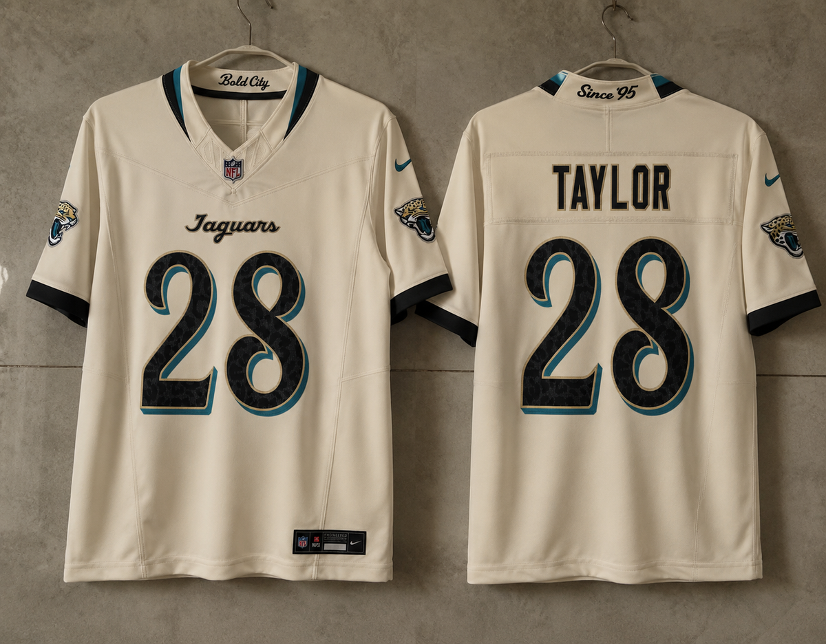 JACKSONVILLE JAGUARS FRED TAYLOR RIVAL JERSEY
