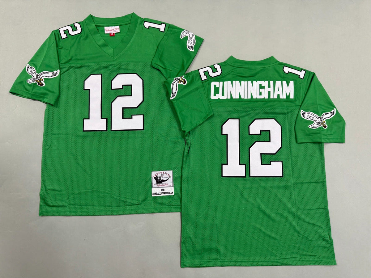 PHILADELPHIA EAGLES RANDAL CUNNINGHAM GREEN VINTAGE JERSEY