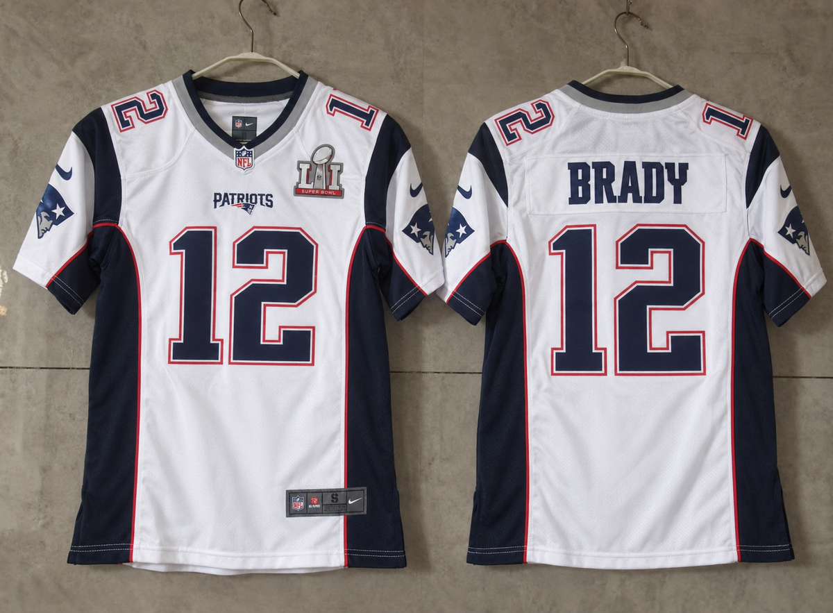NEW ENGLAND PATRIOTS TOM BRADY SUPERBOWL 51 JERSEY