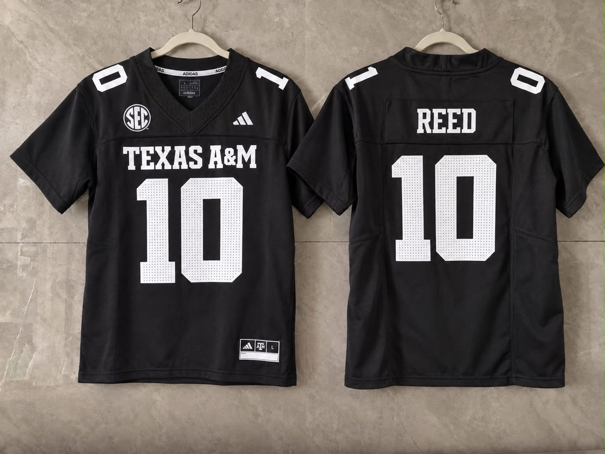 TEXAS A&M AGGIES MARCEL REED BLACK JERSEY