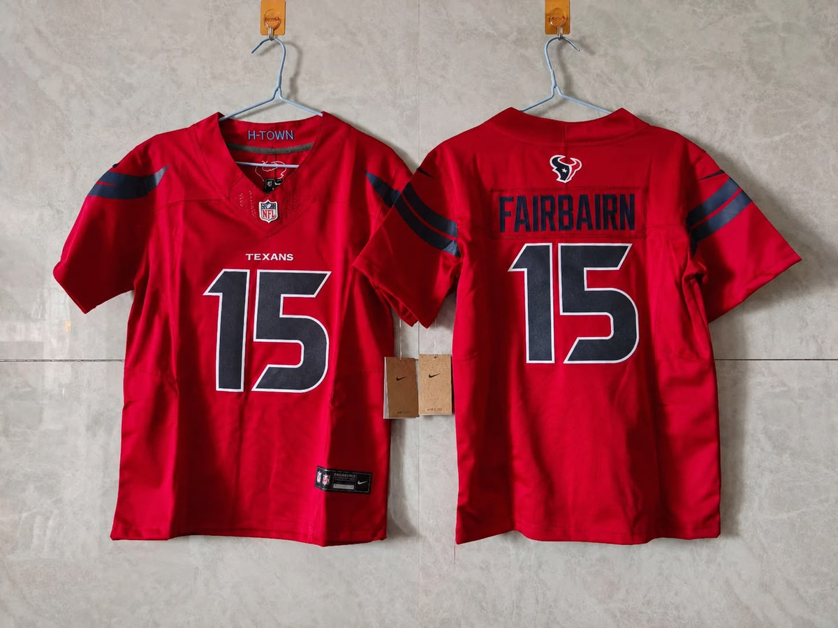 HOUSTON TEXANS KA’IMI FAIRBAIRN BATTLE RED JERSEY