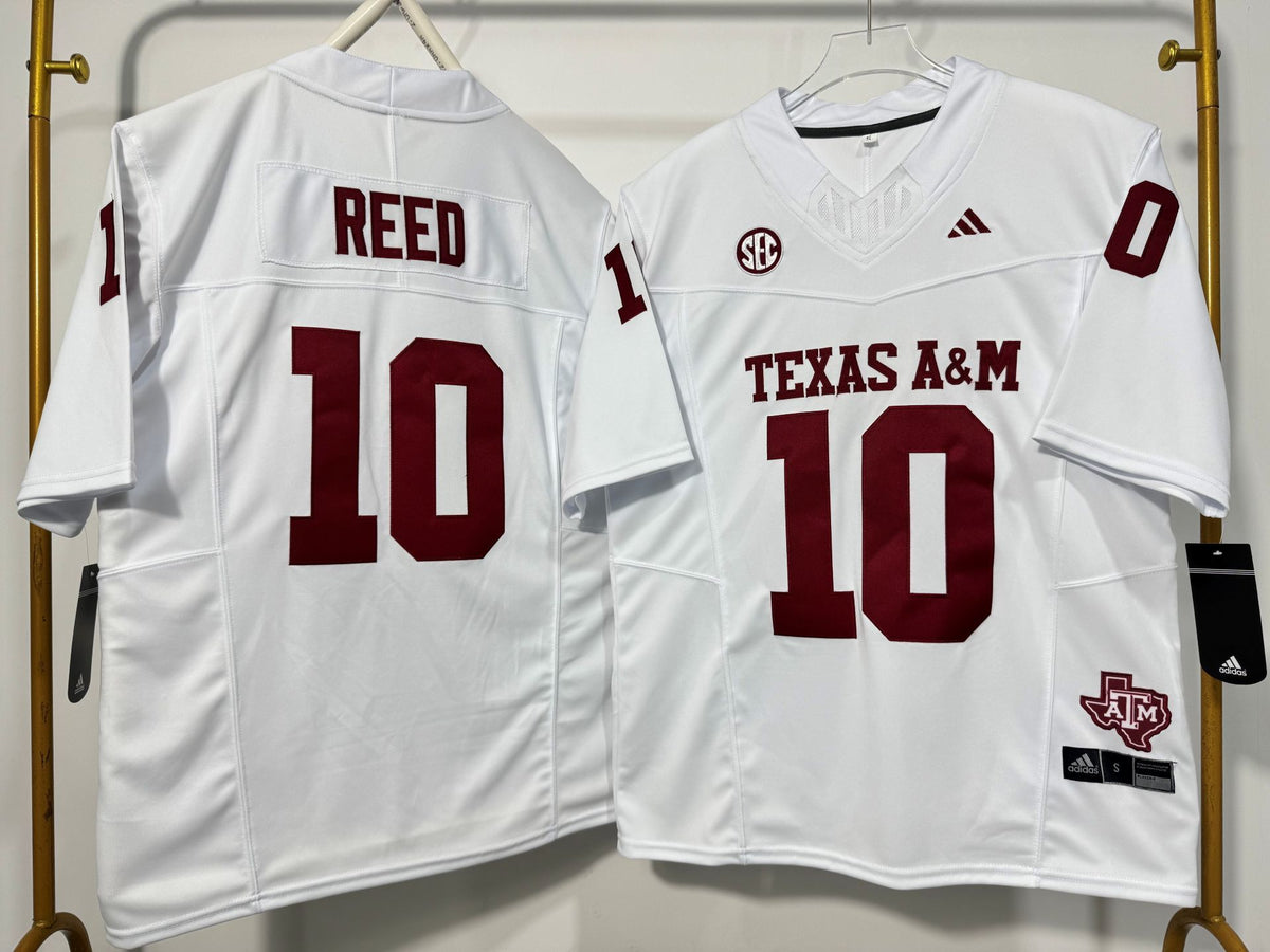 TEXAS A&M AGGIES MARCEL REED WHITE JERSEY