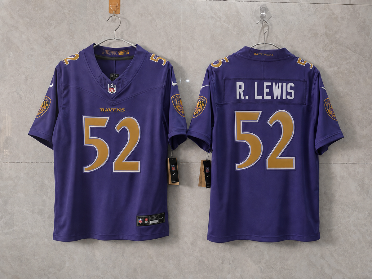 BALTIMORE RAVENS RAY LEWIS COLOR RUSH JERSEY