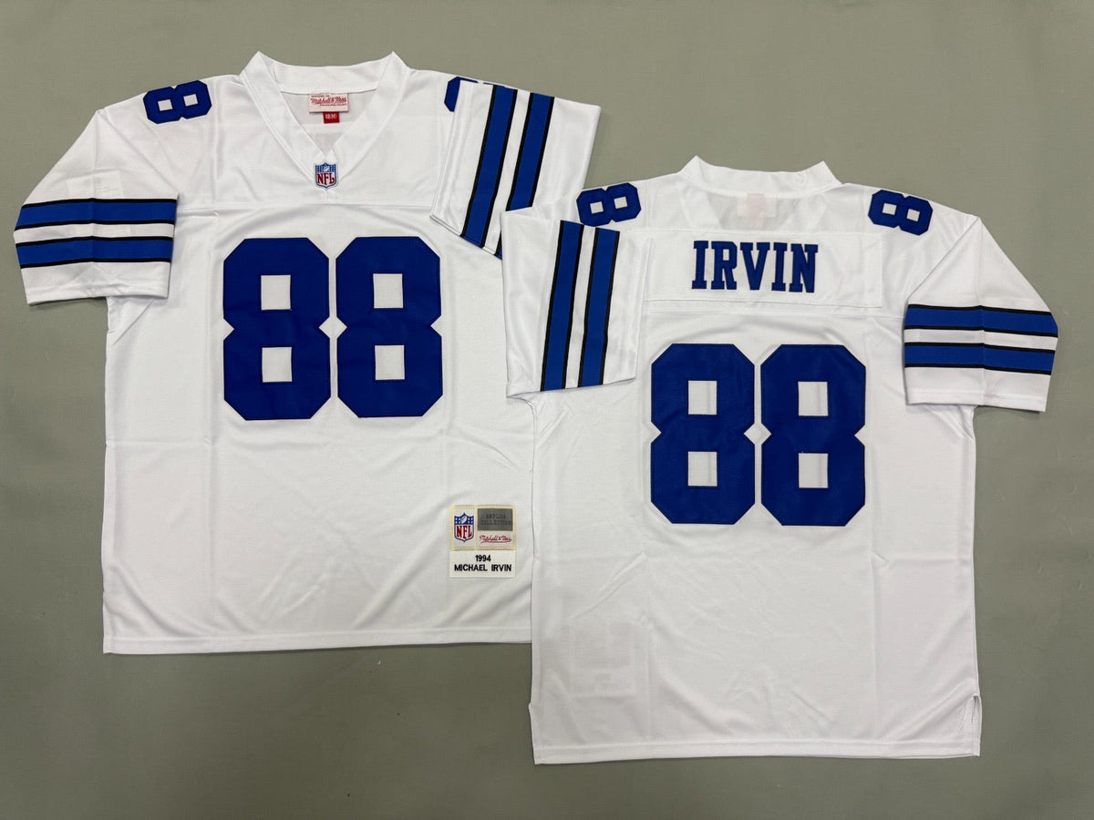 DALLAS COWBOYS MICHAEL IRVIN WHITE VINTAGE JERSEY
