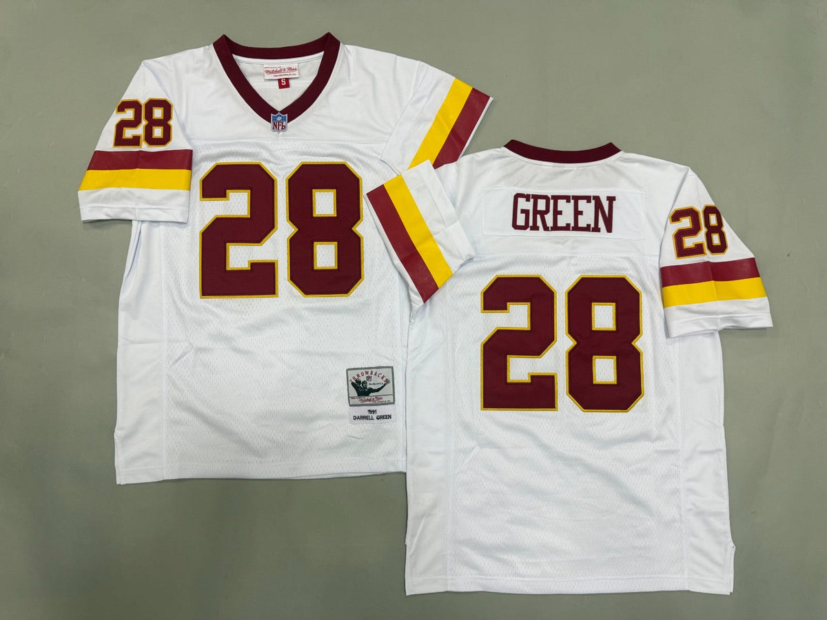 WASHINGTON REDSKINS DARRELL GREEN WHITE JERSEY