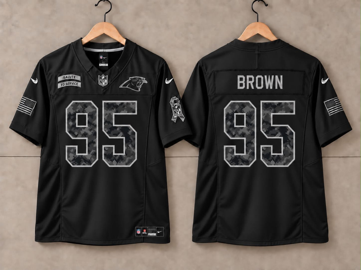 Carolina Panthers Derrick Brown Salute to Service Jersey