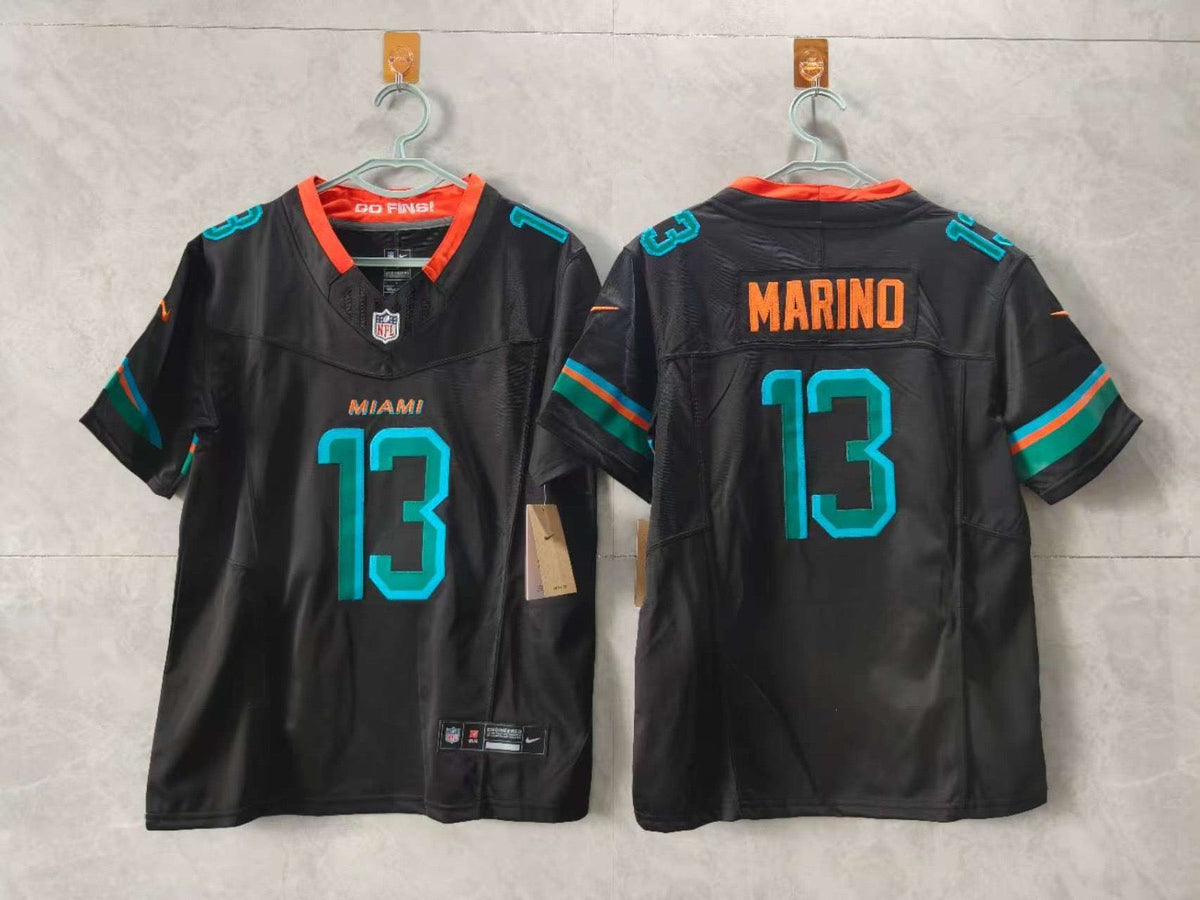 MIAMI DOLPHINS DAN MARINO BLACK JERSEY