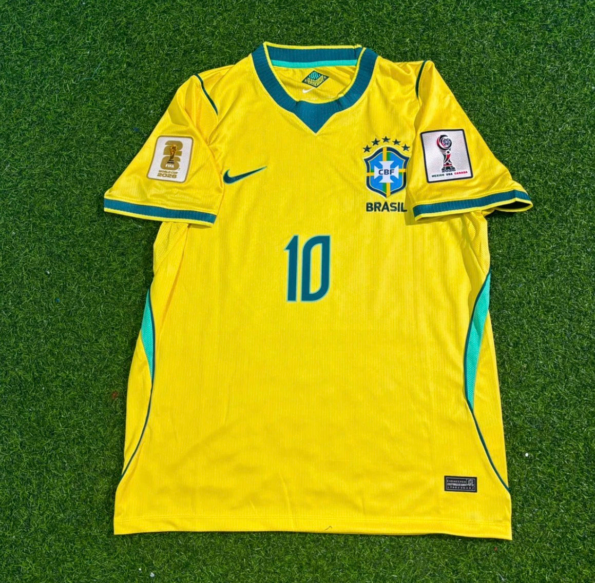 2026 WORLD CUP NEYMAR JR TEAM BRAZIL YELLOW JERSEY