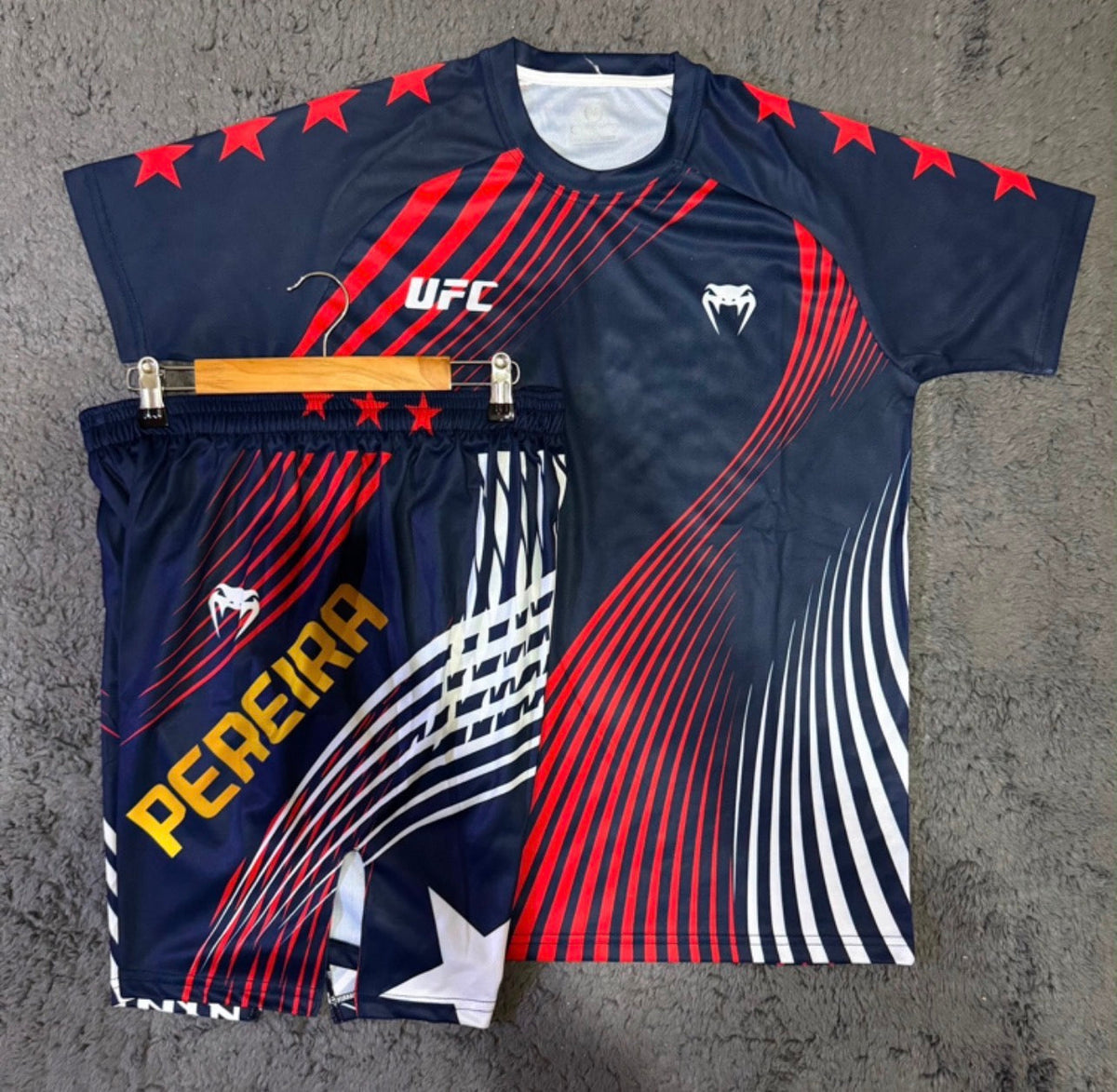 ALEX PEREIRA RED AND BLUE COMBO