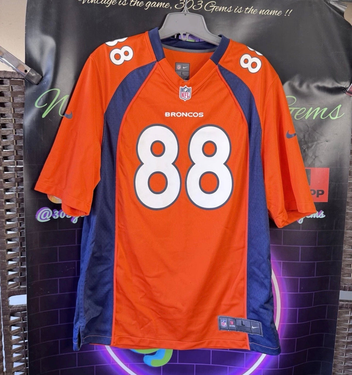 Denver Broncos Demaryius Thomas Orange jersey