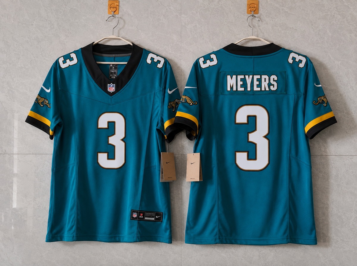 JACKSONVILLE JAGUARS JAKOBI MEYERS THROW BACK JERSEY
