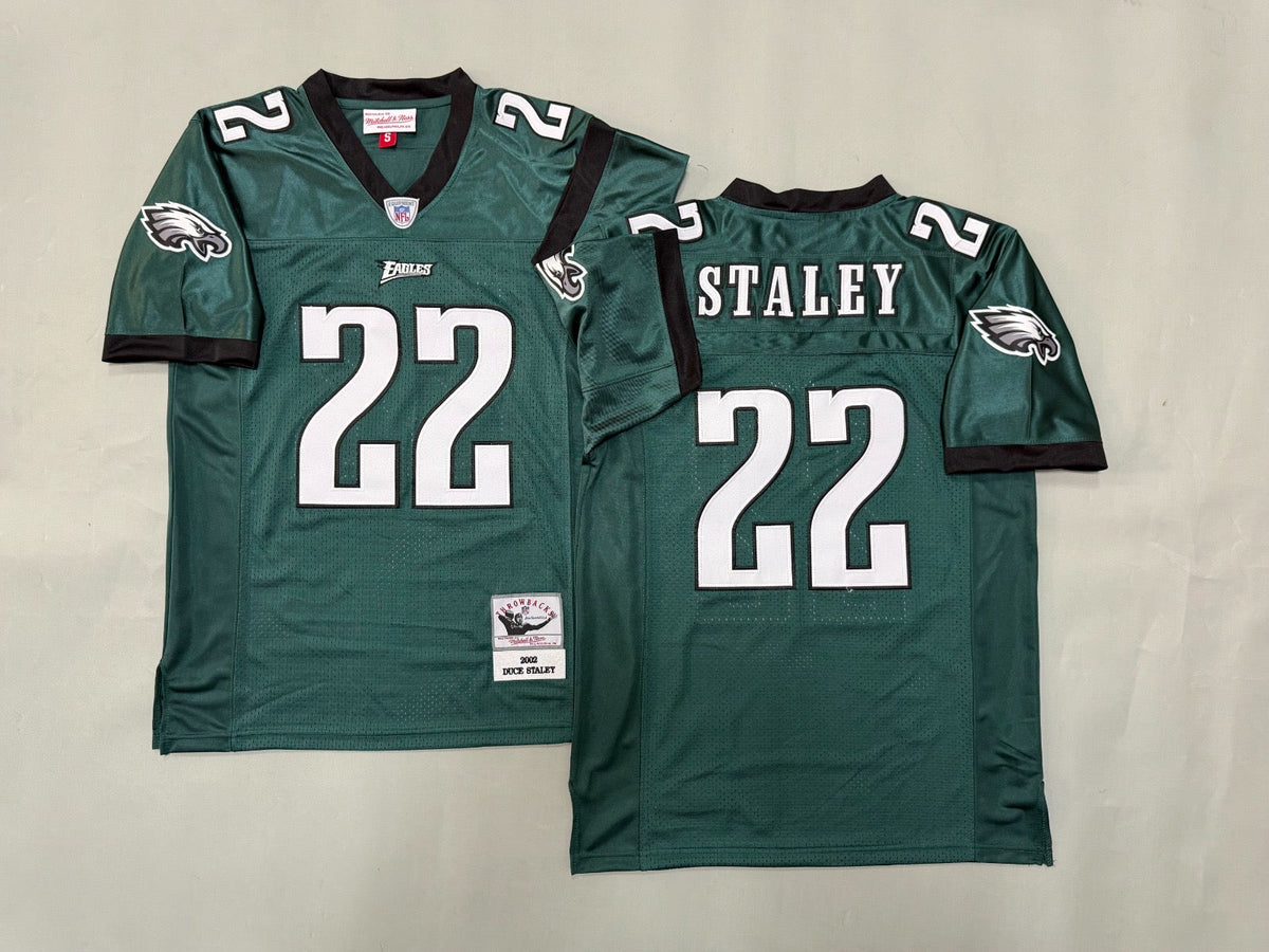 PHILADELPHIA EAGLES DUCE STALEY VINTAGE GREEN JERSEY
