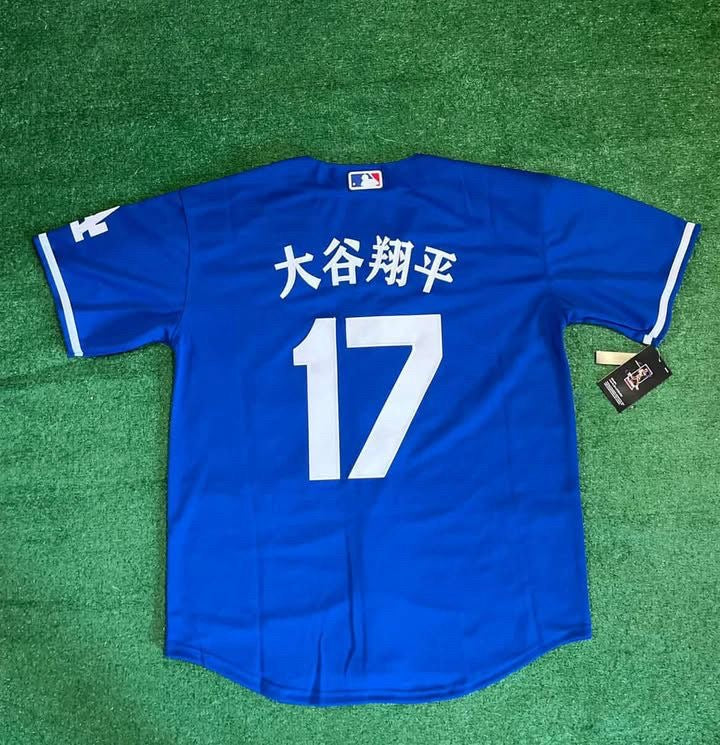 Shohei Ohtani Blue Los Angeles Dodgers Jersey