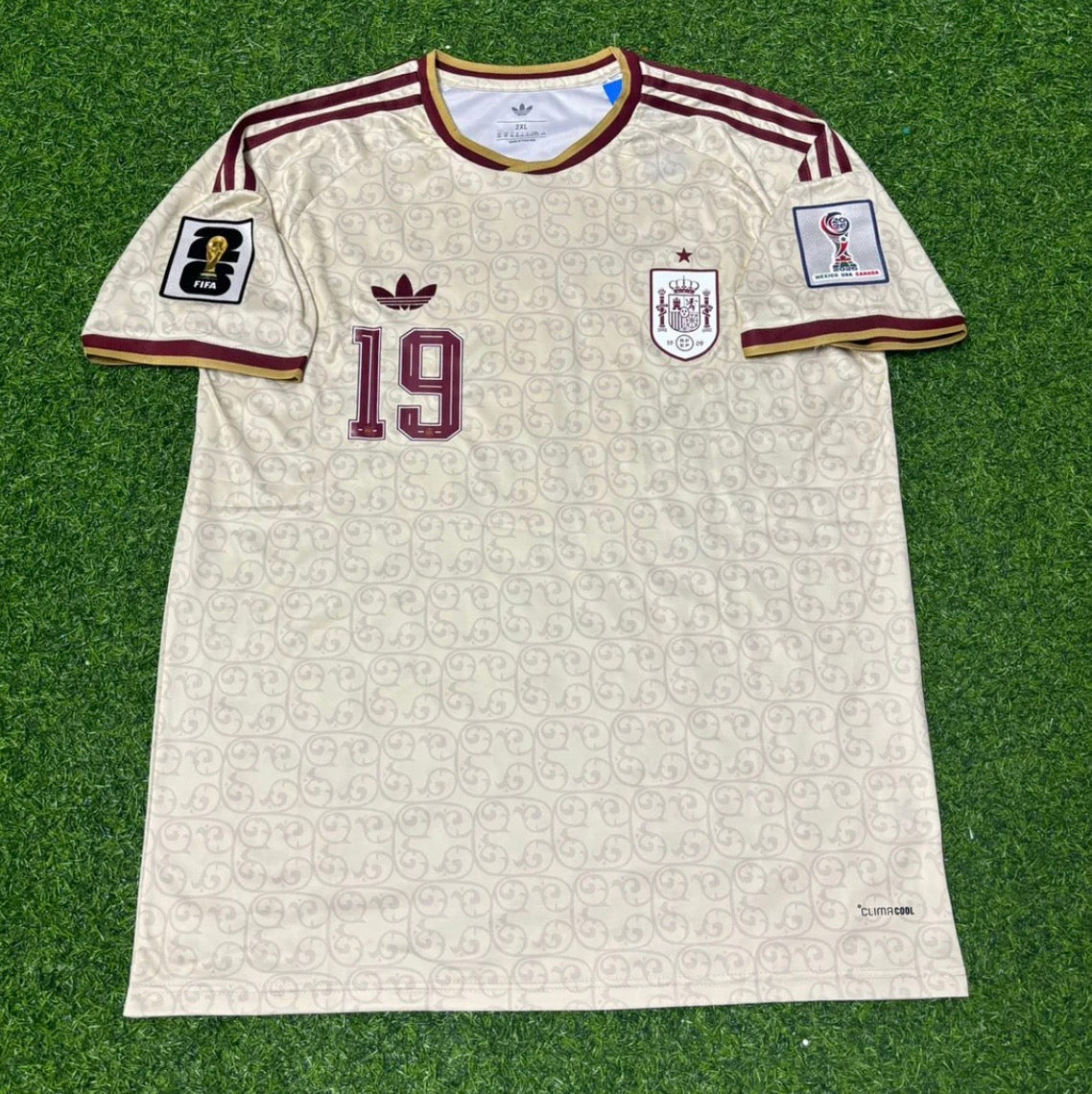 2026 World Cup Lamine Yamal Team Spain White Jersey