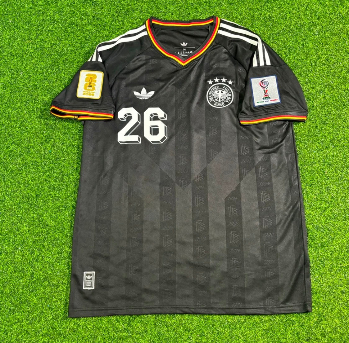 2026 WORLD CUP DENIZ UNDAV TEAM GERMANY BLACK JERSEY