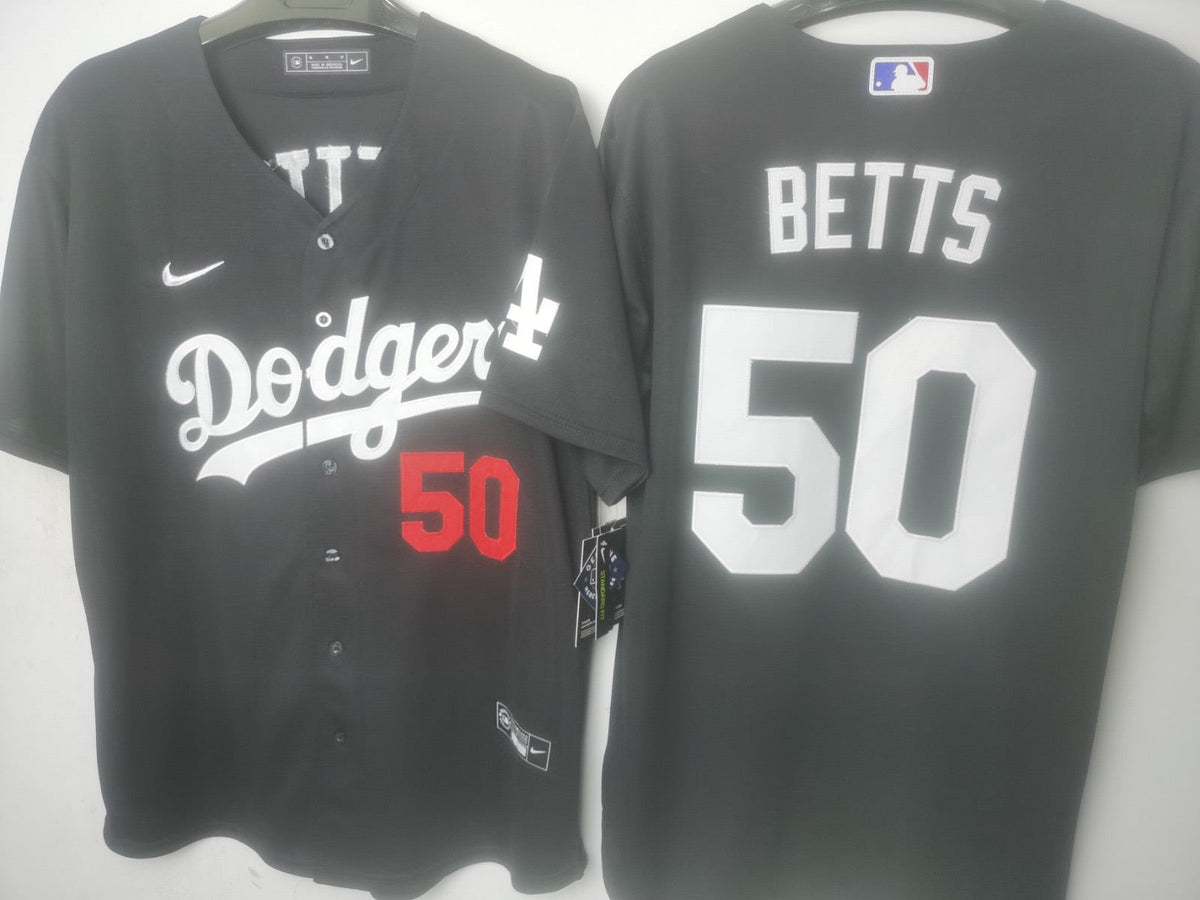 Los Angeles Dodgers Mookie Betts Black Jersey