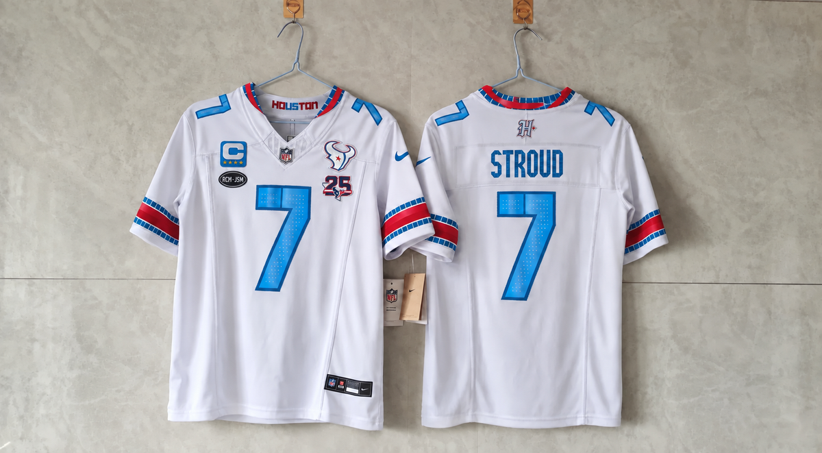 HOUSTON TEXANS CJ STROUD RIVAL CAPTAIN JERSEY