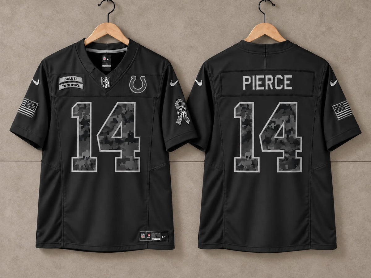 INDIANAPOLIS COLTS ALEX PIERCE SALUTE TO SERVICE JERSEY