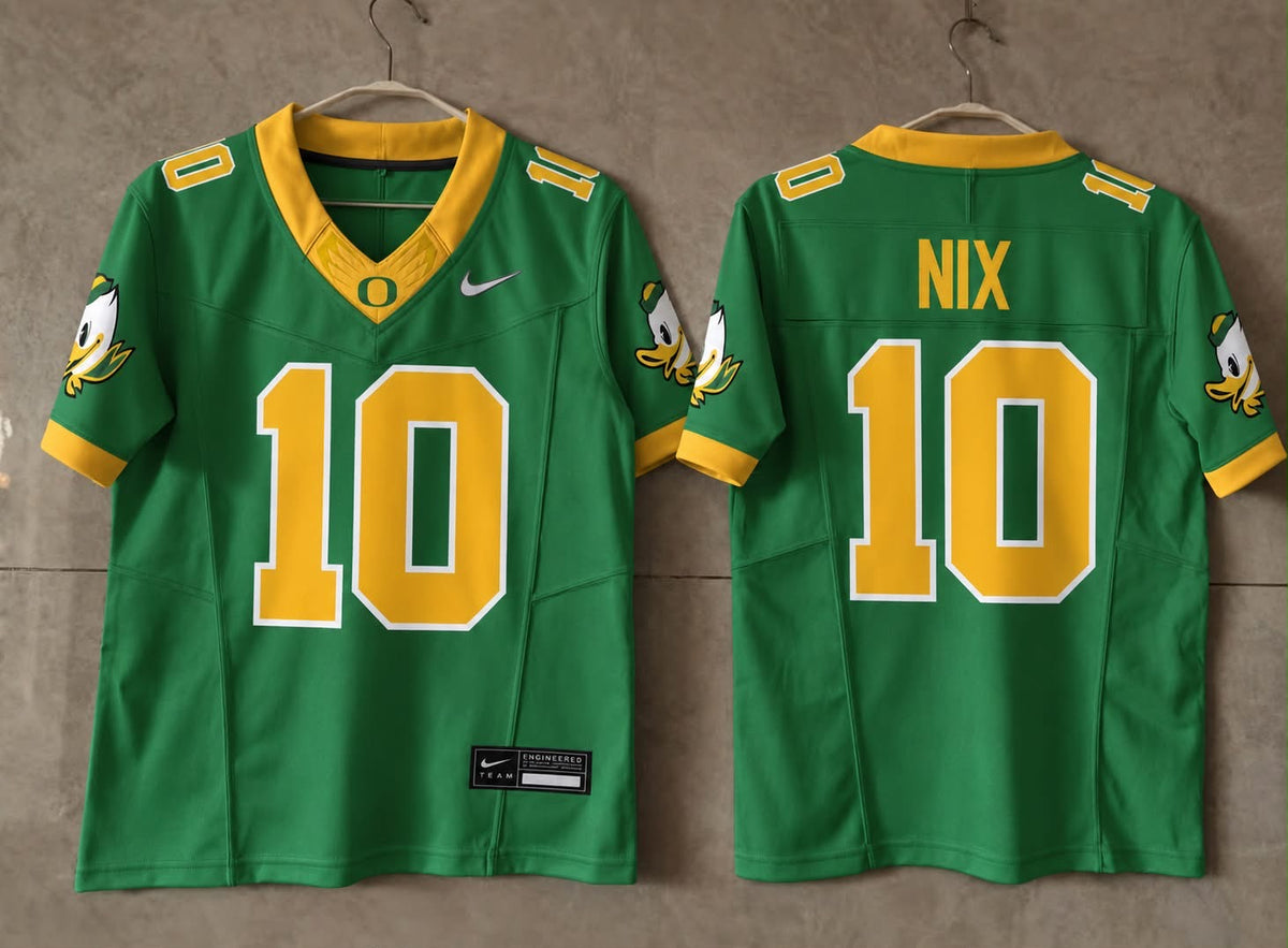 OREGON DUCKS BO NIX GREEN JERSEY