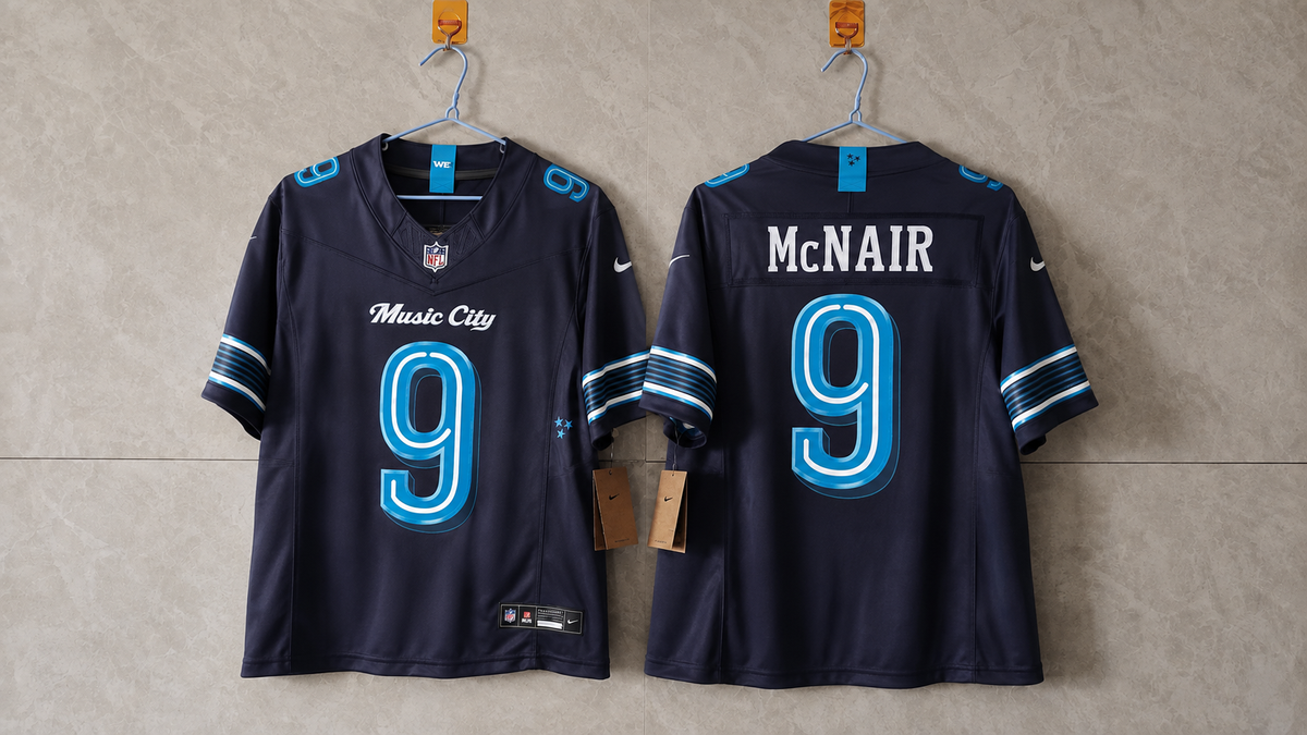 TENNESSEE TITANS STEVE MCNAIR RIVAL JERSEY