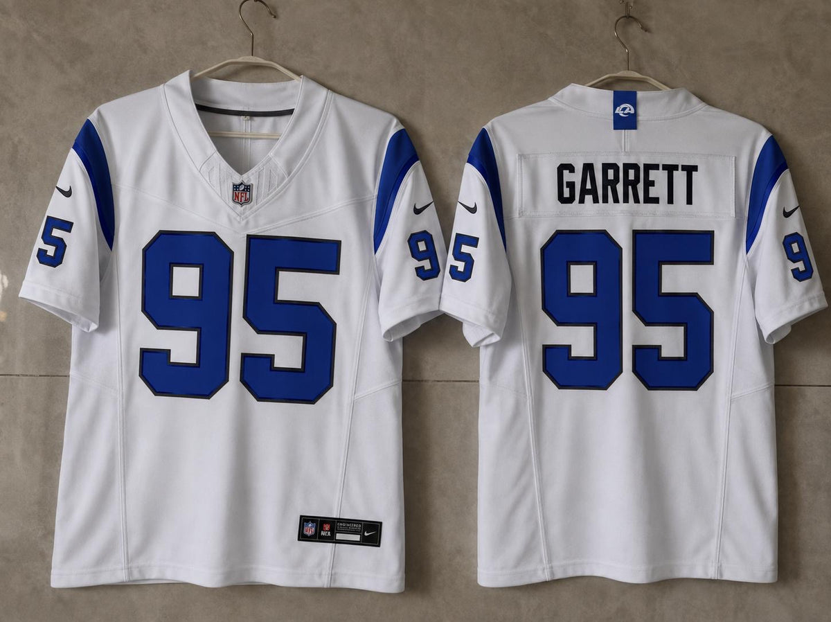 LOS ANGELES RAMS MYLES GARRETT WHITE JERSEY