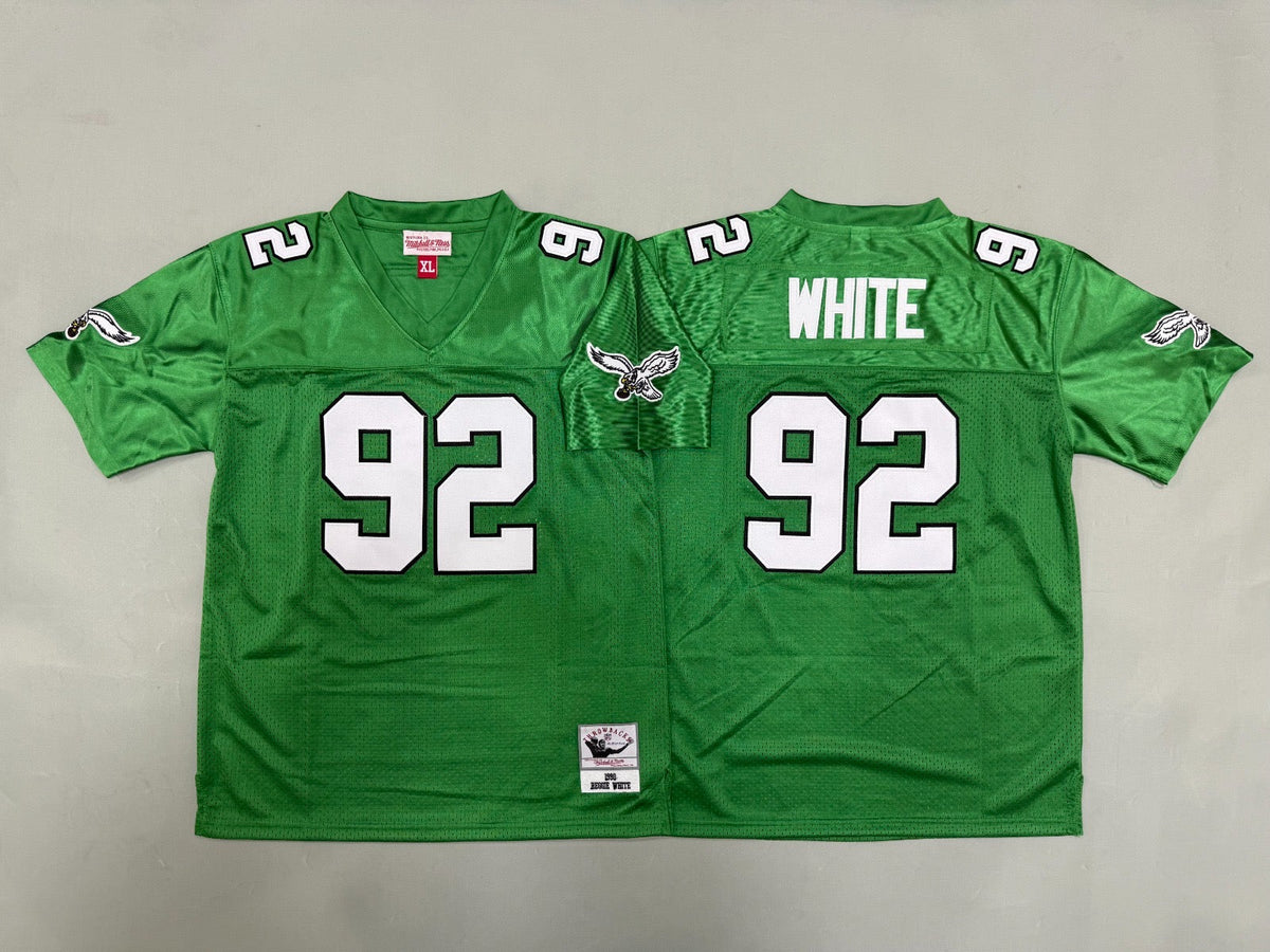PHILADELPHIA EAGLES REGGIE WHITE VINTAGE GREEN JERSEY