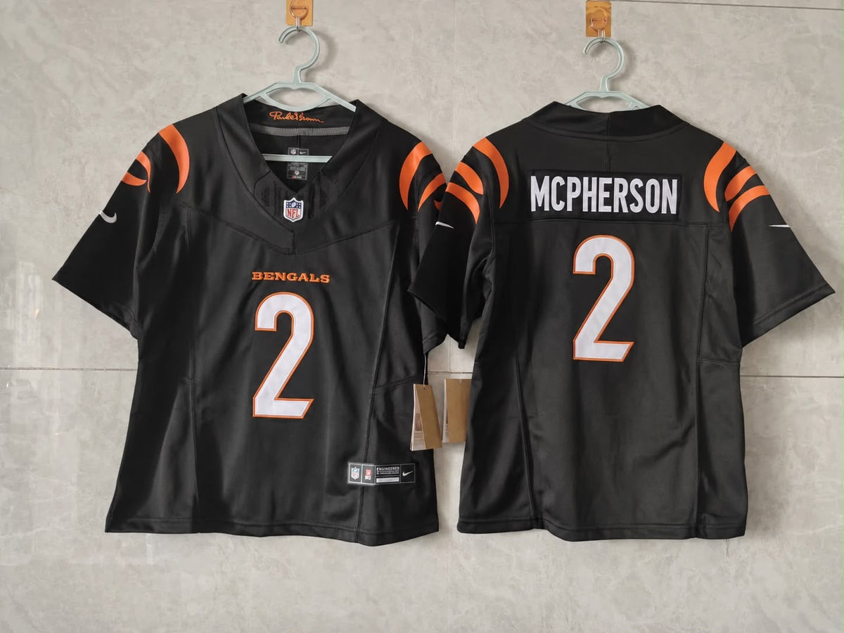 Evan McPherson Cincinnati Bengals Game Jersey - Black