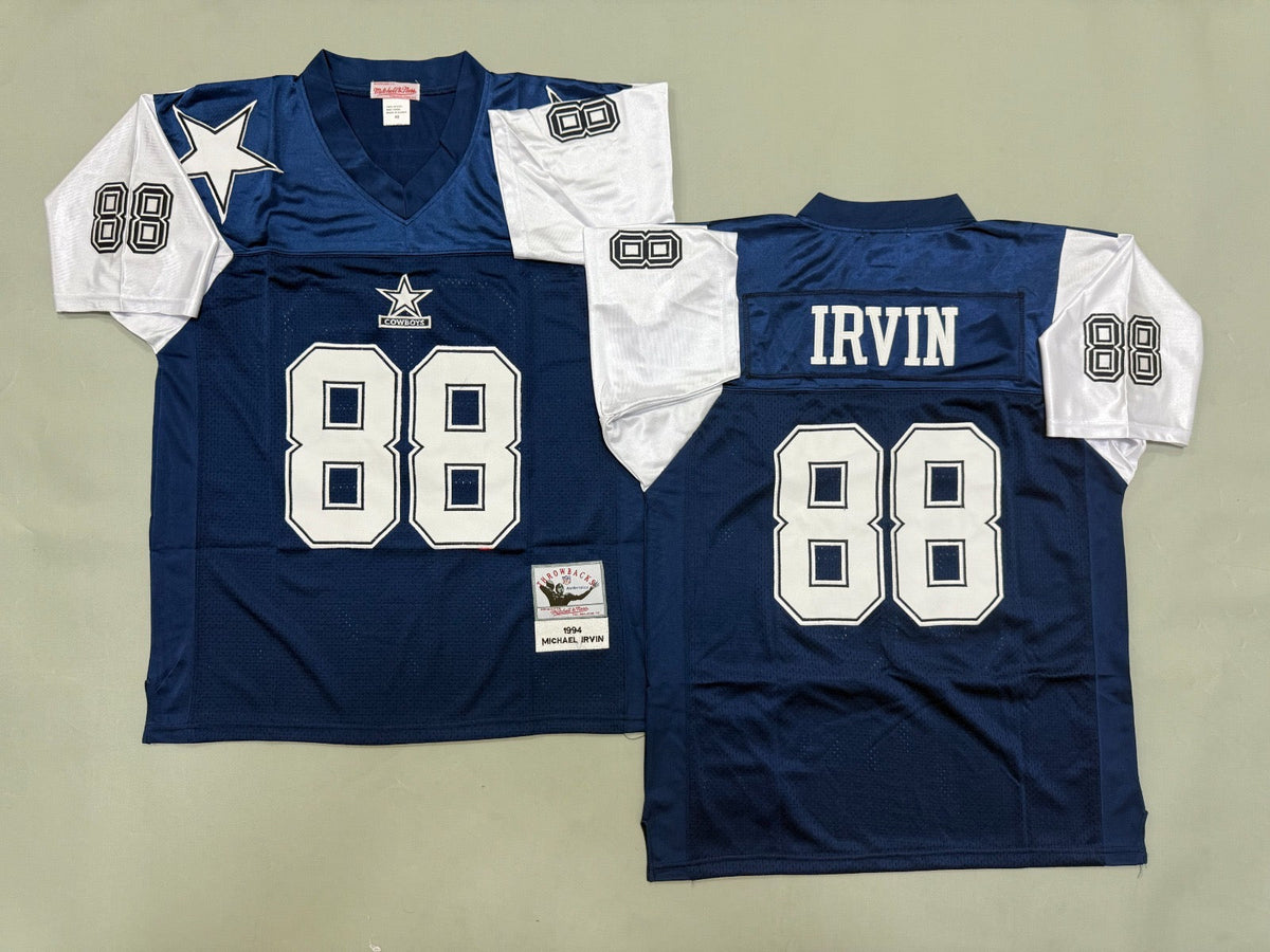DALLAS COWBOYS MICHAEL IRVIN BLUE VINTAGE JERSEY