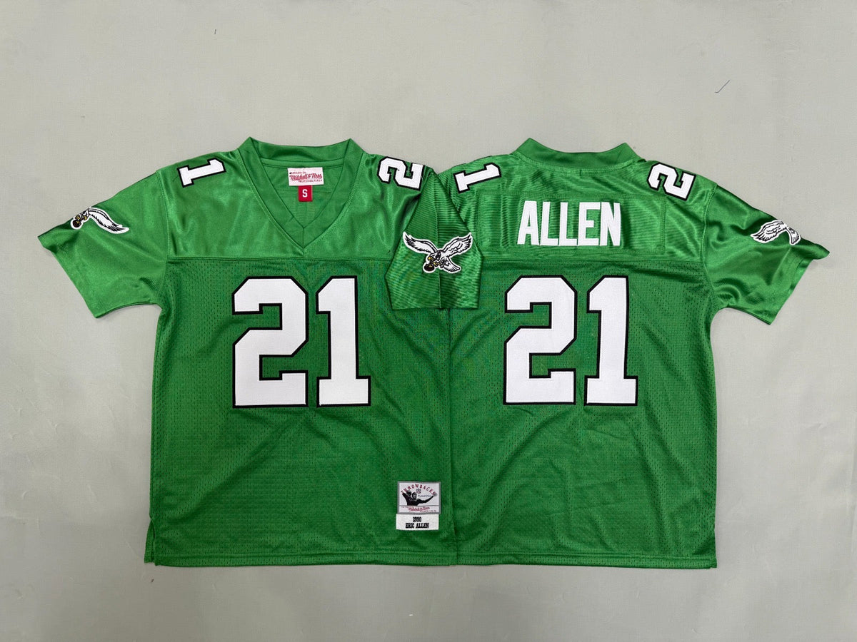 PHILADELPHIA EAGLES ERIC ALLEN VINTAGE GREEN JERSEY