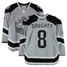 LA KINGS DOUGHTY GREY JERSEY