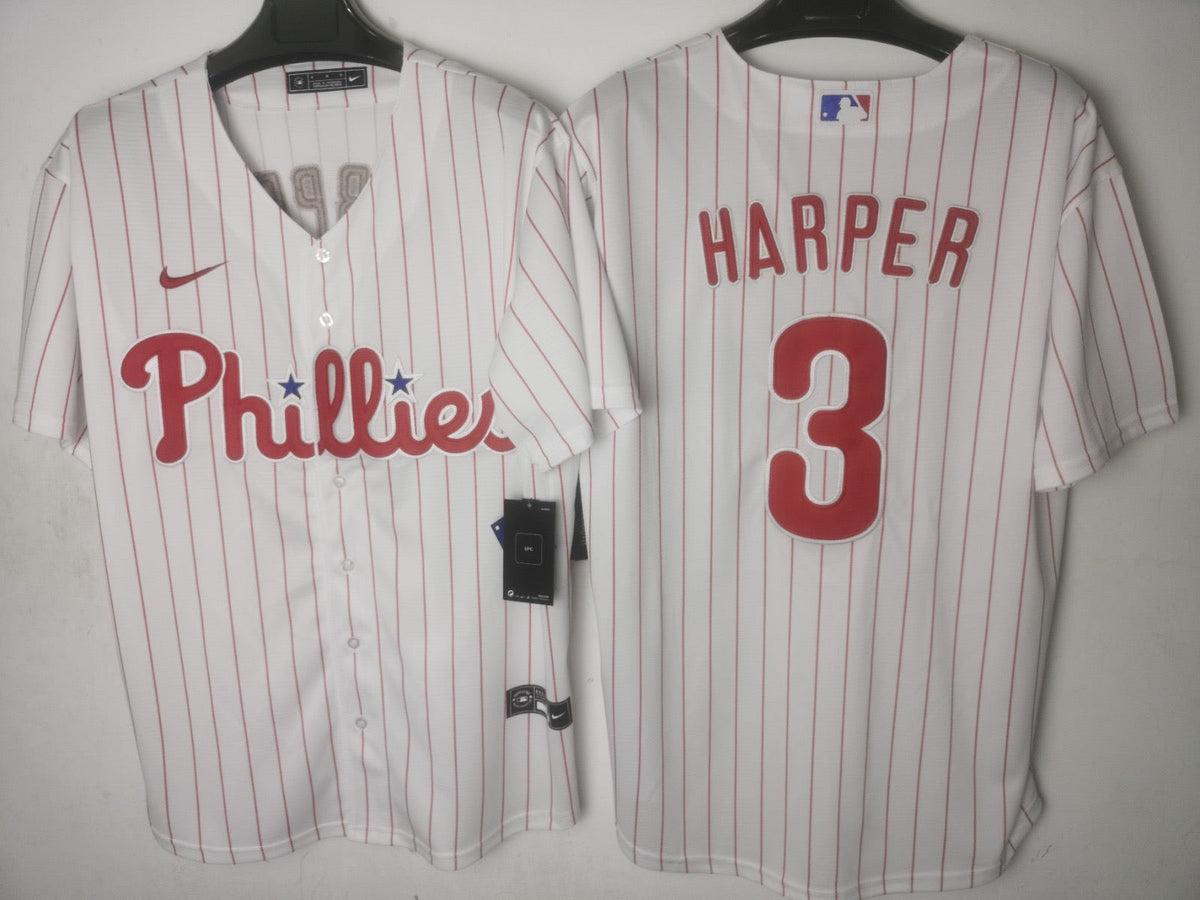 Philadelphia Phillies Bryce Harper White Jersey