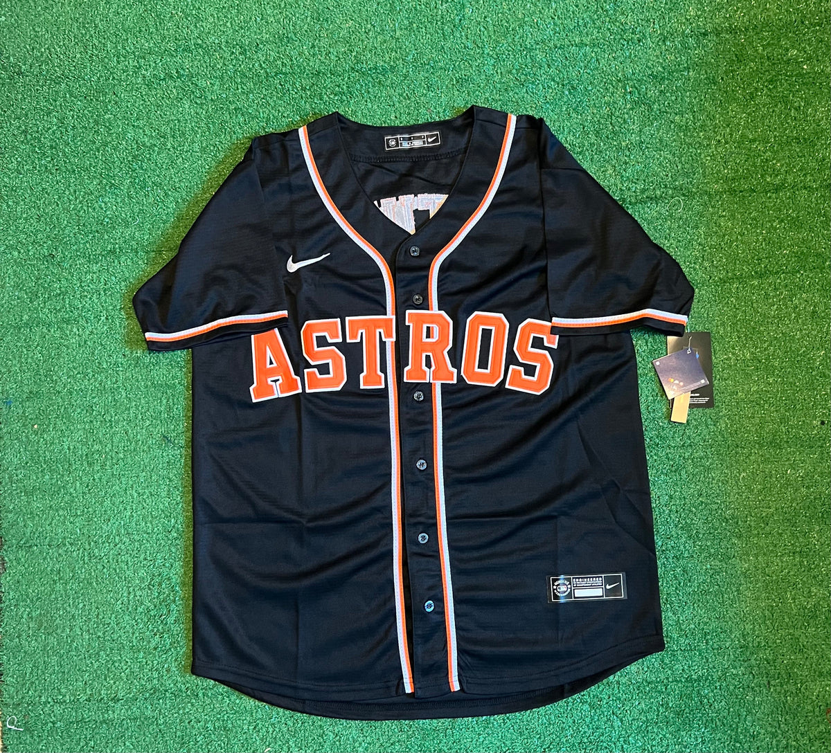 HOUSTON ASTROS JOSE ALTUVE BLACK JERSEY