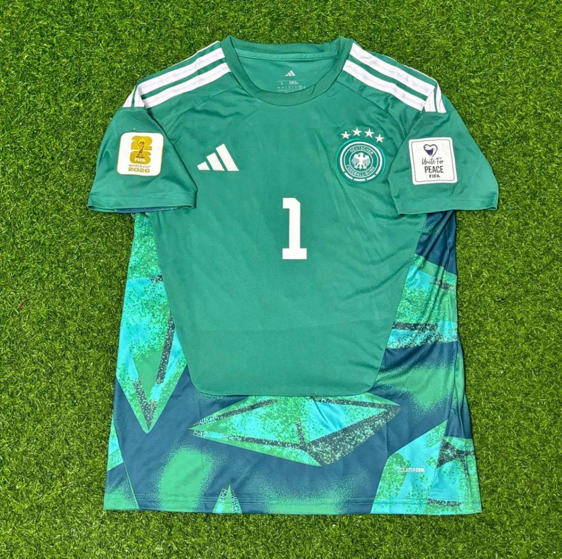 2026 WORLD CUP MANUEL NEUER TEAM GERMANY BLUE JERSEY