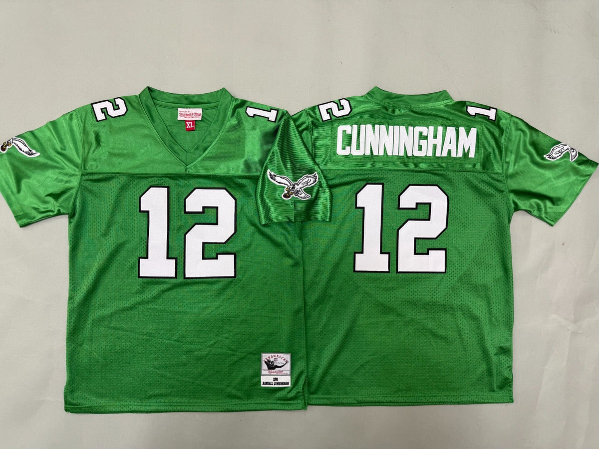 PHILADELPHIA EAGLES RANDAL CUNNINGHAM VINTAGE GREEN JERSEY