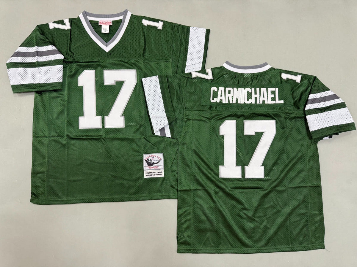 PHILADELPHIA EAGLES HAROLD CARMICHAEL GREEN VINTAGE JERSEY