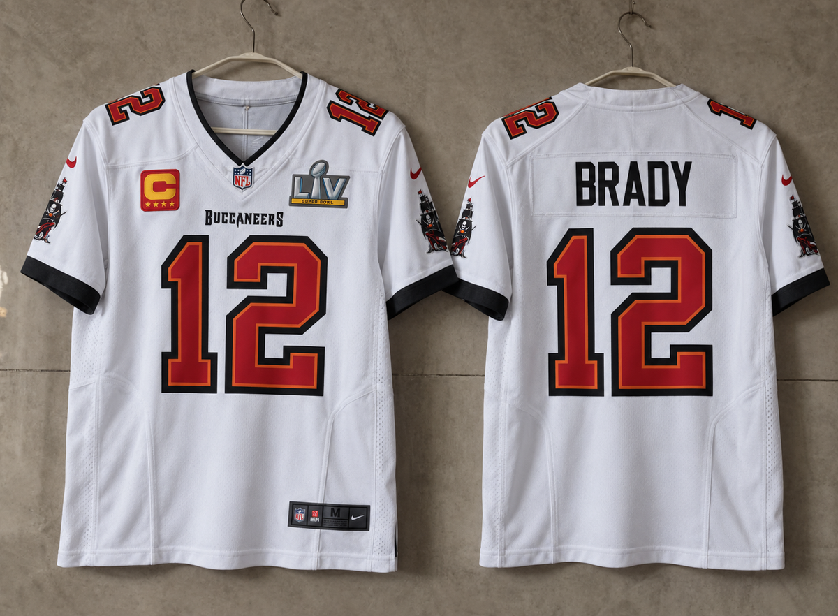 TAMPA BAY BUCCANEERS TOM BRADY SUPERBOWL 55 JERSEY