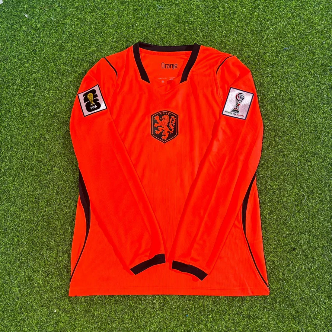 2026 WORLD CUP NATHAN AKE TEAM NETHERLANDS ORANGE JERSEY