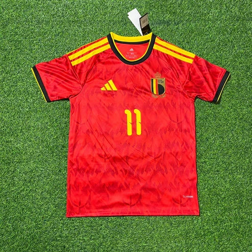 2026 WORLD CUP JEREMY DOKU TEAM BELGIUM RED JERSEY