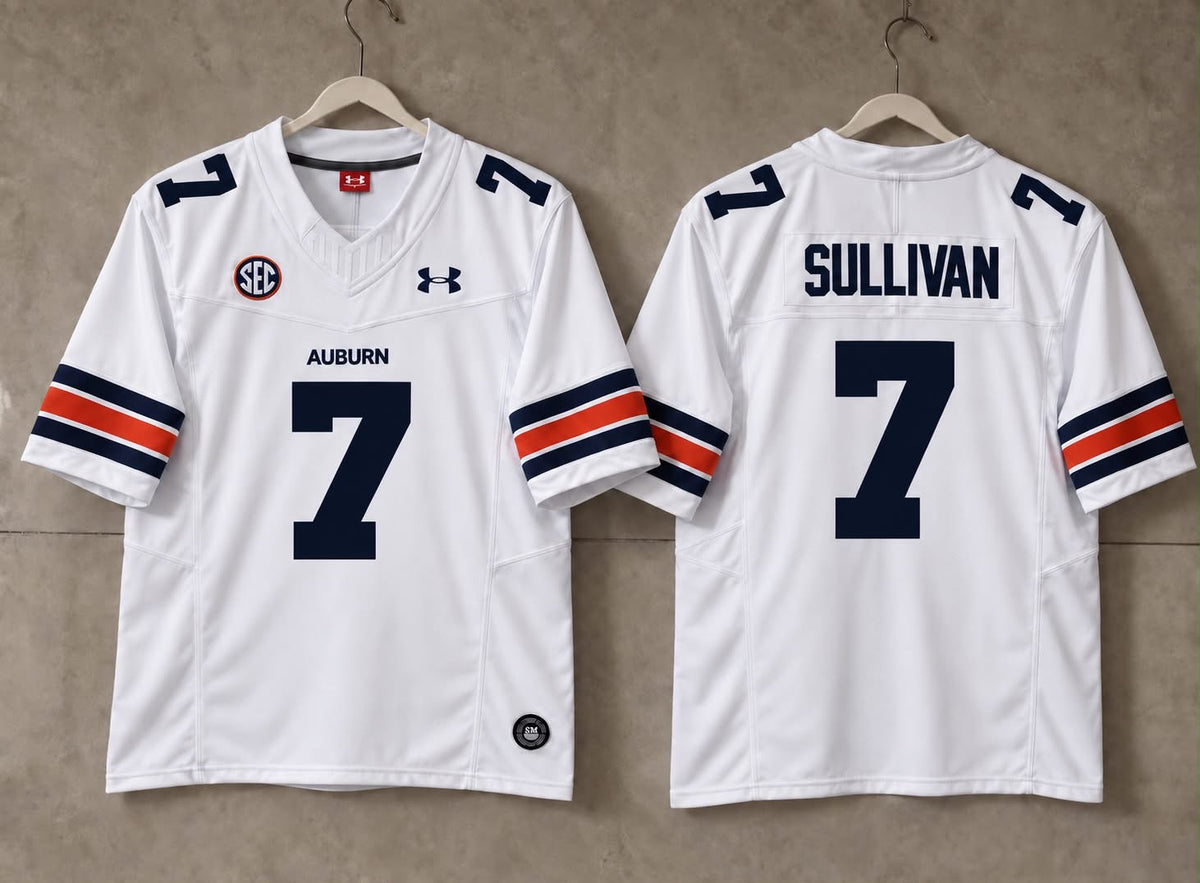 AUBURN TIGERS PAT SULLIVAN ORANGE JERSEY