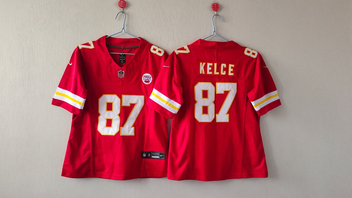 KANSAS CITY CHIEFS TRAVIS KELCE RED JERSEY
