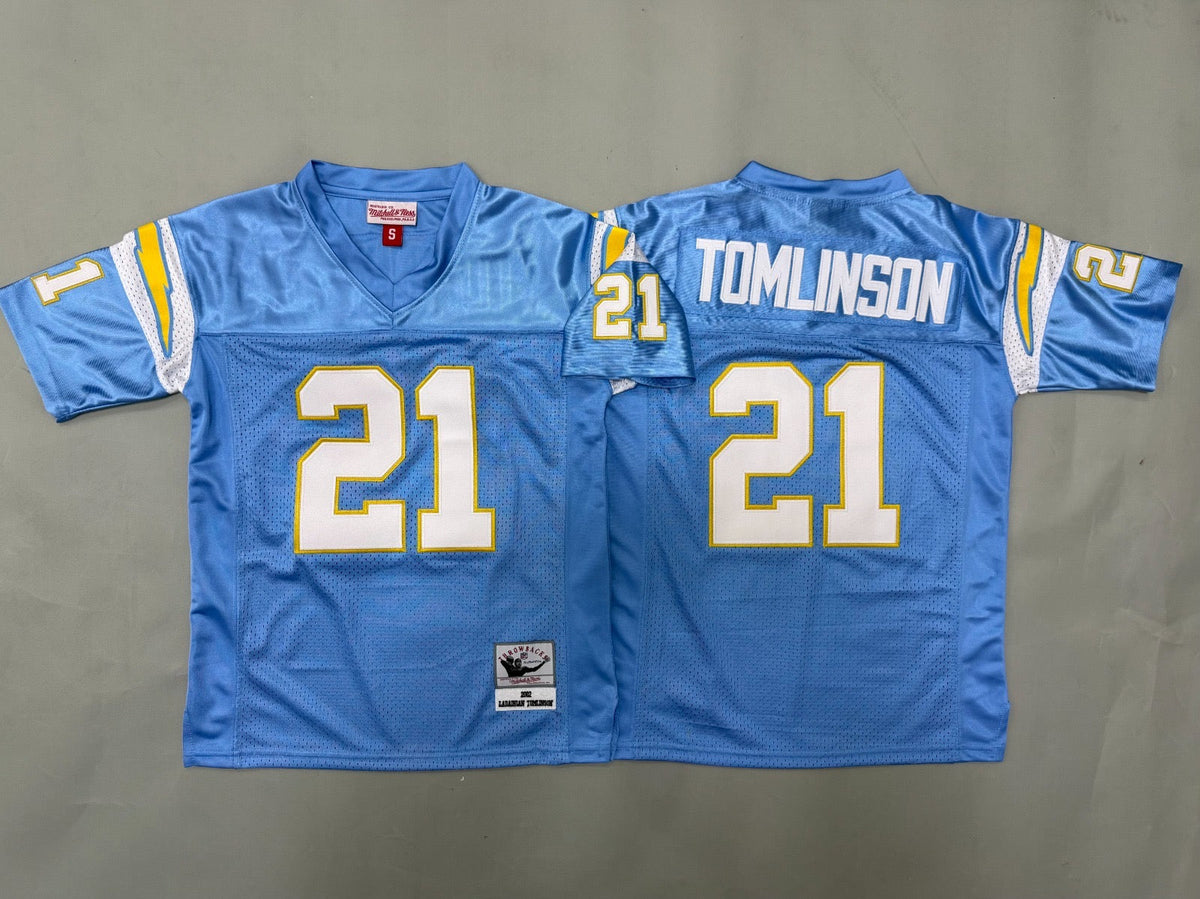 SAN DIEGO CHARGERS LADAINIAN TOMLINSON BABY BLUE JERSEY