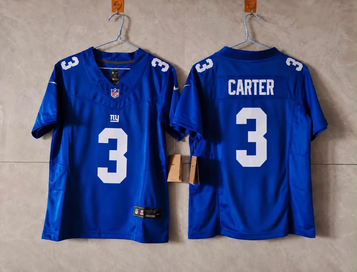 NEW YORK GIANTS ABDUL CARTER BLUE JERSEY