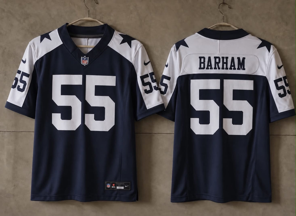 Dallas Cowboys Jayshan Barham Thanksgiving Jersey